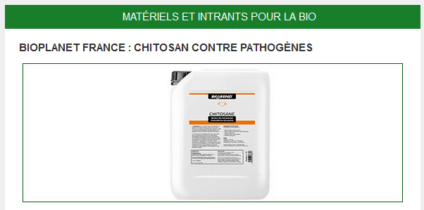You are currently viewing Le chitosan utilisé contre les pathogènes pour les cultures bio.